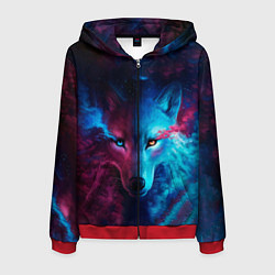 Мужская толстовка на молнии ЗВЕЗДНЫЙ ВОЛК