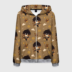 Мужская толстовка на молнии Чиби Чжун Ли