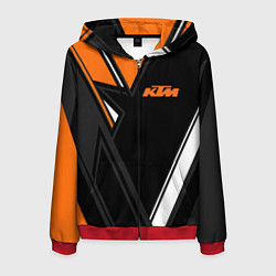 Мужская толстовка на молнии KTM КТМ