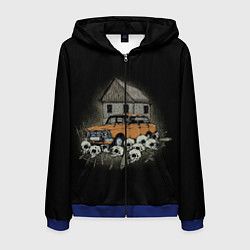 Мужская толстовка на молнии Истребитель дачников