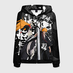 Мужская толстовка на молнии Bleach