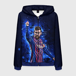 Мужская толстовка на молнии Lionel Messi Barcelona 10