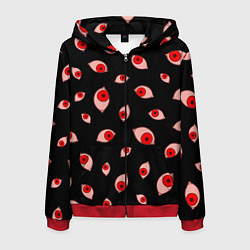 Мужская толстовка на молнии Взгляд тьмы