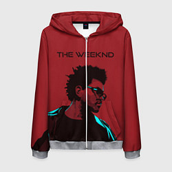 Толстовка 3D на молнии мужская The weeknd, цвет: 3D-меланж