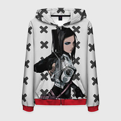 Толстовка 3D на молнии мужская Риэл Мэйер из Эрго Прокси, цвет: 3D-красный