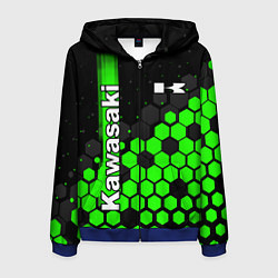 Мужская толстовка на молнии KAWASAKI КАВАСАКИ