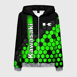 Мужская толстовка на молнии KAWASAKI КАВАСАКИ