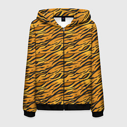 Мужская толстовка на молнии Тигровый Окрас Tiger