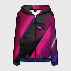 Мужская толстовка на молнии Jinx Arcane League of Legends