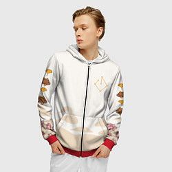 Толстовка 3D на молнии мужская ДЖУН ЛИ МОТИВЫ ГЕО АРХОНТ, цвет: 3D-красный — фото 2