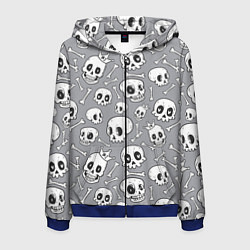 Мужская толстовка на молнии Skulls & bones