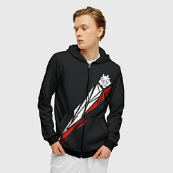 Толстовка 3D на молнии мужская G2 Jersey Pro 202223, цвет: 3D-черный — фото 2