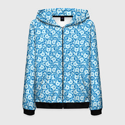 Мужская толстовка на молнии Bitcoin деньги