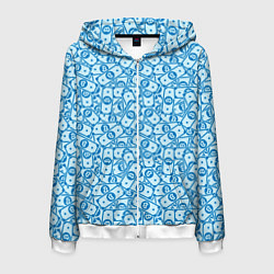 Мужская толстовка на молнии Bitcoin деньги