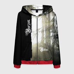 Толстовка 3D на молнии мужская Burzum - Belus, цвет: 3D-красный