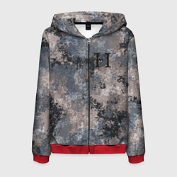 Мужская толстовка на молнии Дюна Харконены пустынный камуфляж