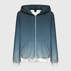 Мужская толстовка на молнии GRADIENT shades of blue