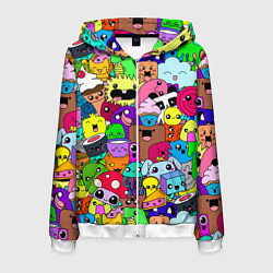 Мужская толстовка на молнии Монстрики Nastiprazdnik