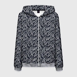 Мужская толстовка на молнии Звезда рока