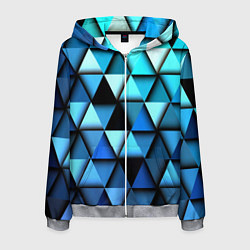 Мужская толстовка на молнии Blue triangle