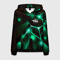 Мужская толстовка на молнии Dead by Daylight разлом плит