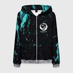 Мужская толстовка на молнии Beastcoast абстракт