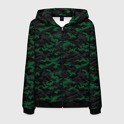 Мужская толстовка на молнии Точечный камуфляжный узор Spot camouflage pattern