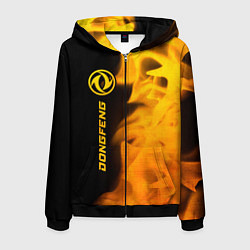 Толстовка 3D на молнии мужская Dongfeng - gold gradient: по-вертикали, цвет: 3D-черный