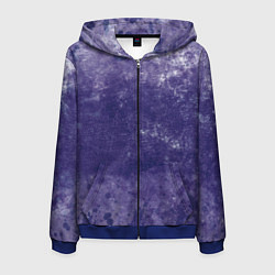 Мужская толстовка на молнии Абстракция - violet color background