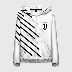 Мужская толстовка на молнии Juventus sport geometry