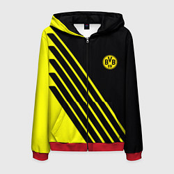 Толстовка 3D на молнии мужская Borussia sport line uniform, цвет: 3D-красный