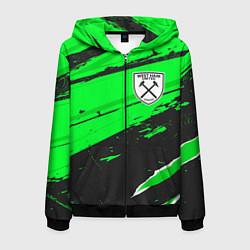 Мужская толстовка на молнии West Ham sport green