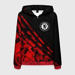 Мужская толстовка на молнии Chelsea sport grunge