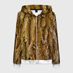 Мужская толстовка на молнии Кора дерева текстура