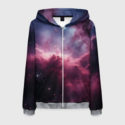 Мужская толстовка на молнии Абстрактный космос фантастика
