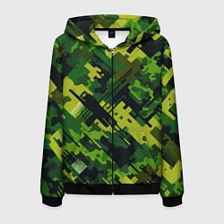 Мужская толстовка на молнии Camouflage - pattern ai art