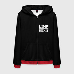 Мужская толстовка на молнии Lim Bizkit logo