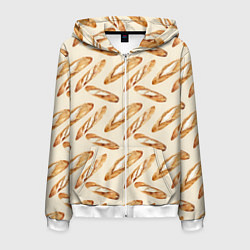 Мужская толстовка на молнии The baguette pattern