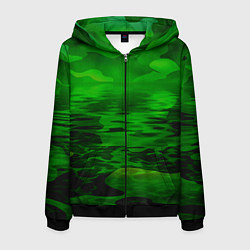 Мужская толстовка на молнии Камуфляж с водой