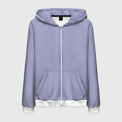 Мужская толстовка на молнии Эмоция хандры - бледно-фиолетовый
