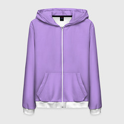 Мужская толстовка на молнии Эмоция страха - сиреневый
