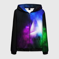 Мужская толстовка на молнии Космос геометрия