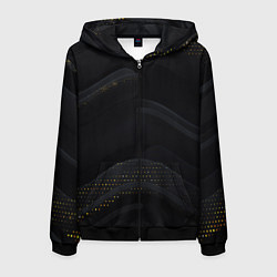 Мужская толстовка на молнии Геометрия полосы текстура