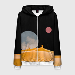 Мужская толстовка на молнии Arrakis sandworm Dune