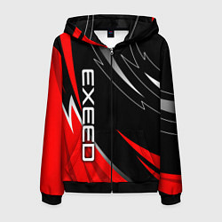 Мужская толстовка на молнии Exeed - red uniform