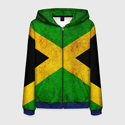 Мужская толстовка на молнии Jamaica flag