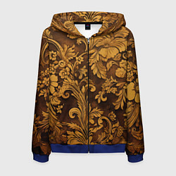 Мужская толстовка на молнии Рубленный узор