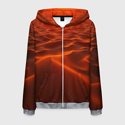Мужская толстовка на молнии Красная жара