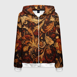 Мужская толстовка на молнии Старый ковер текстура