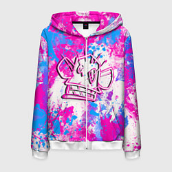 Мужская толстовка на молнии Мартышка Джинкс - Arcane